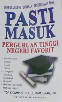 Pasti masuk perguruan tinggi