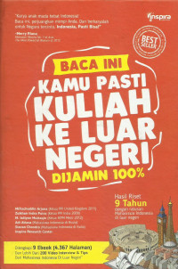 Baca Ini Kamu Pasti Kuliah Ke Luar Negeri