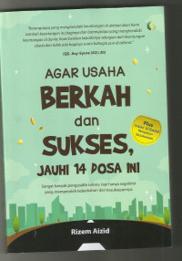 Agar Usaha Berkah dan Sukses, Jauhi 14 Dosa INI