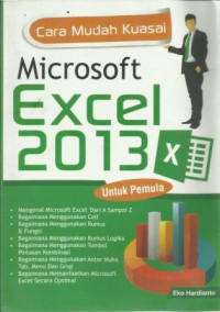 Cara Mudah Kuasai Excel 2013