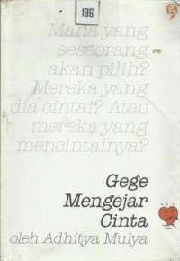 Mana yang seseorang akan pilih?Mereka yang dia cintai/ Atau mereka yang mencintainya?