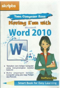 Teen Computer Zone Havinf Fun With Microsoft Word 2010