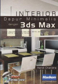 Interior Dapur Minimalis dengan 3ds Max