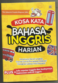 Kosa kata Bahasa Inggris  Harian
