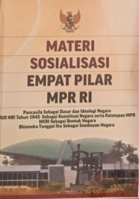 Materi Sosialisasi Empat Pilar MPR RI