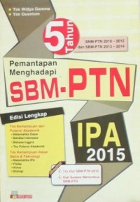 Pemantapan Menghadapi SBM-PTN IPA 2015