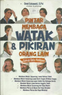 Pintar Membaca Watak & Oikiran Orang Lain Cukup Satu Kedipan