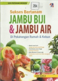 Sukses Bertanam Jamba Biji & Jambu Air Di Pekarangan Rumah & Kebun
