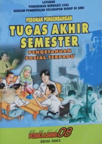 Pedoman Pengembangan Tugas Akhir Semester Pengetahuan Sosial Terpadu