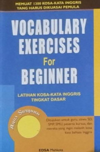 Vocabulary Exercises for Beginer