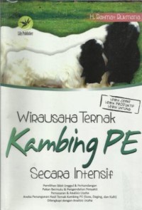 Wirausaha Ternak Kambing PE Secara Intensif